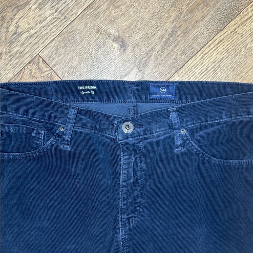 Adriano Goldschmied The Prima Cigarette Leg in gray corduroy Size 30 *FE - Picture 6 of 11